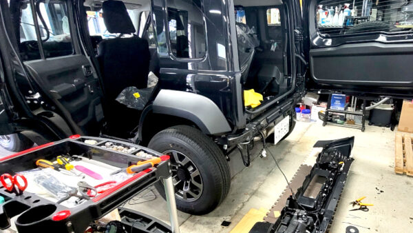 ジムニーノマド　JC74W　オーディオ取付①